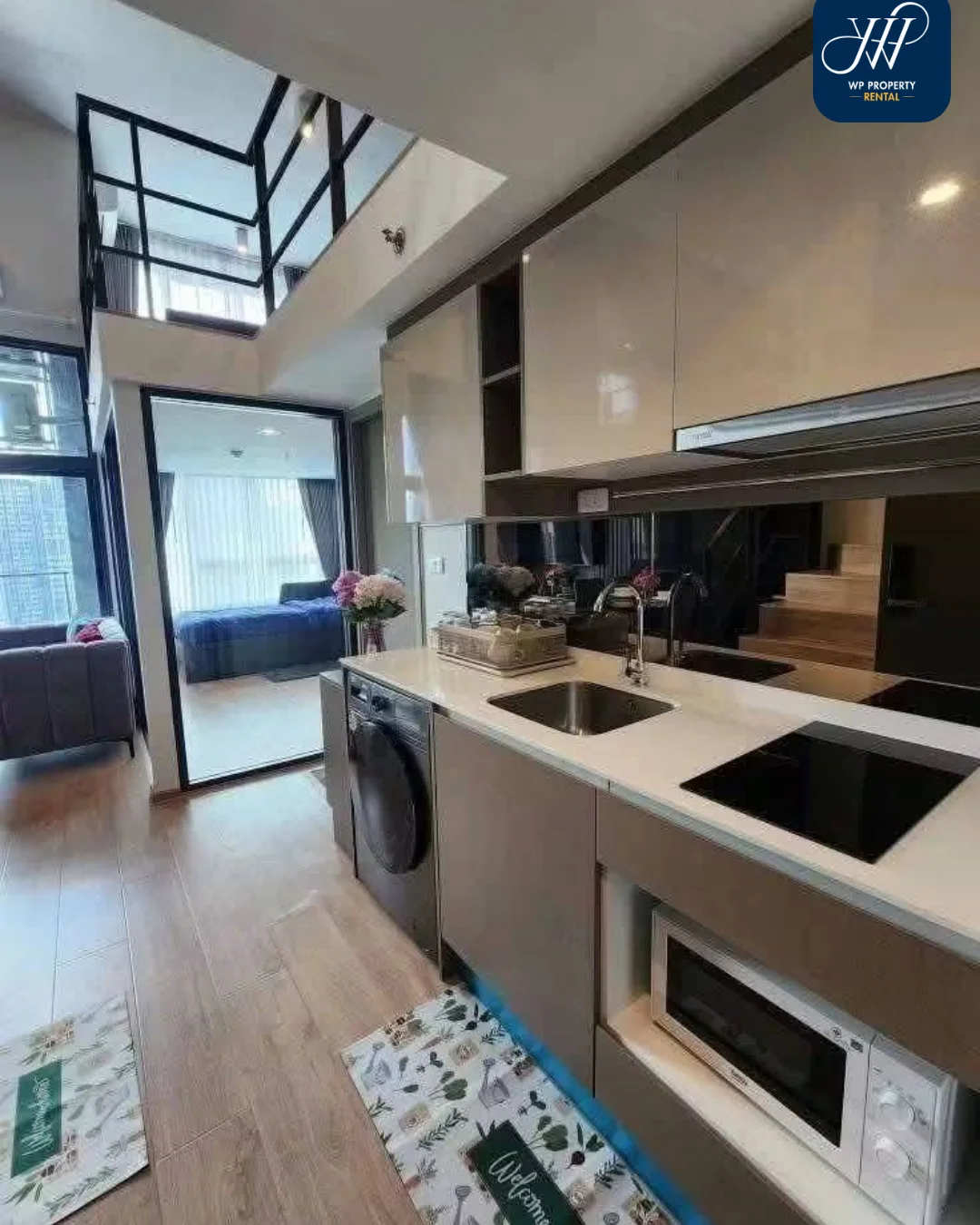 Ideo Rama 9 - Asoke ห้อง Duplex สไตล์ 2 ชั้น