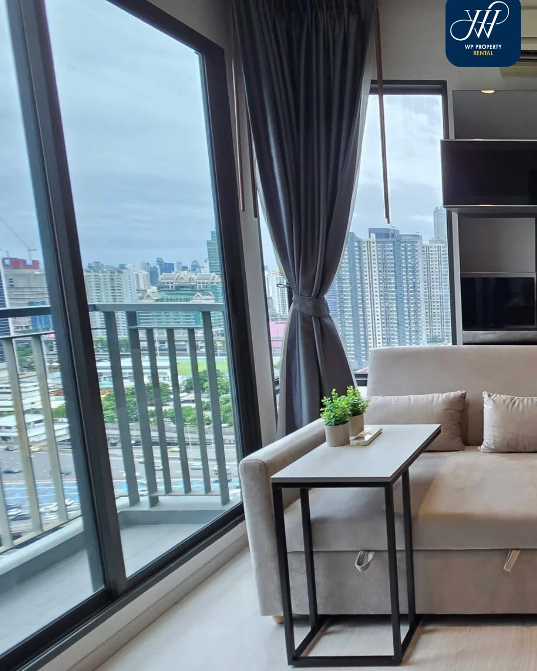 Rhythm Asoke (ริทึ่ม อโศก) 2 ห้องนอน ห้องมุม ชั้น 27 ตกแต่งครบ พร้อมเข้าอยู่ ใกล้ MRT พระราม 9