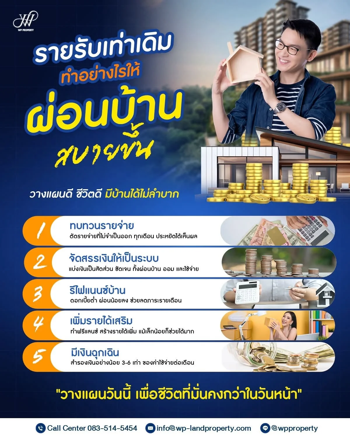รายรับเท่าเดิม ก็ผ่อนบ้านสบายขึ้นได้!